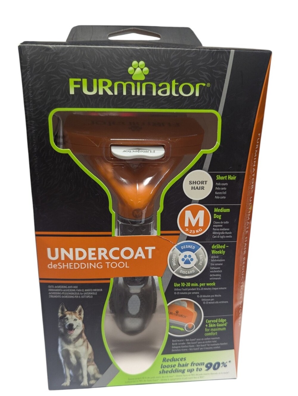 FURminator Undercoat deShedding Grooming Tool - (Medium)